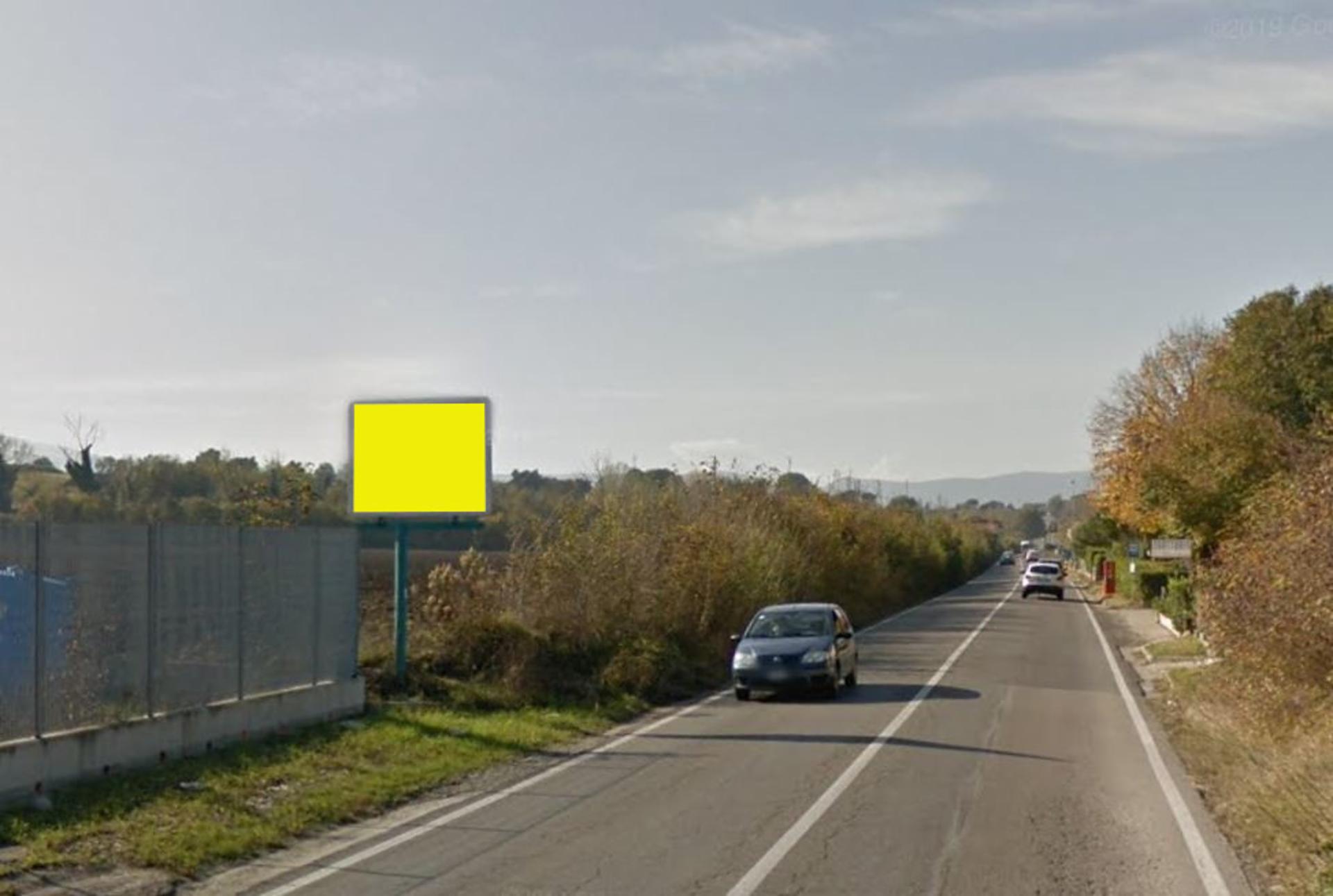 Impianto CARTELLONISTICA a Terni, in zona Q8