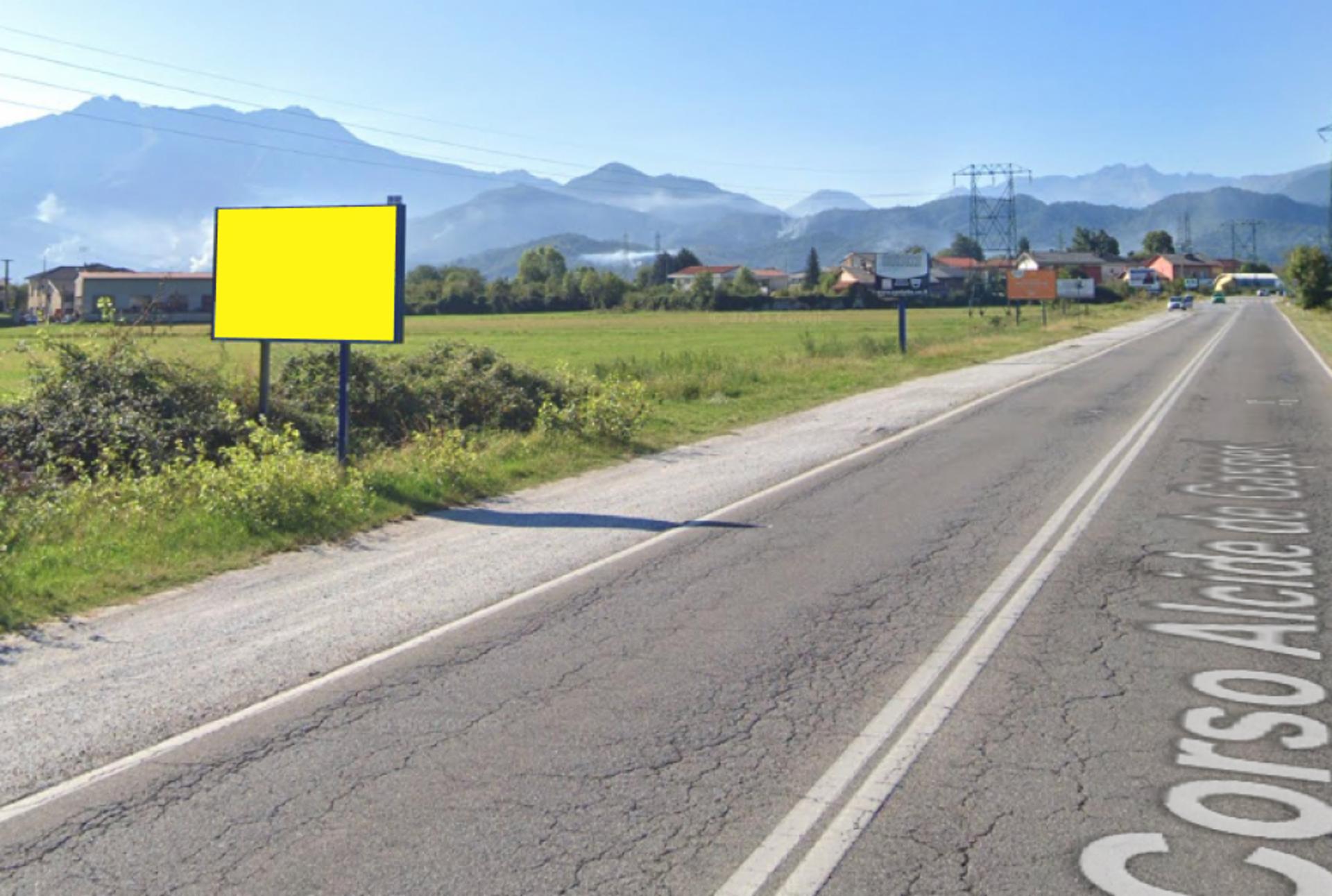 Impianto CARTELLONISTICA a Cuneo, in zona Da Valter e Fulvio