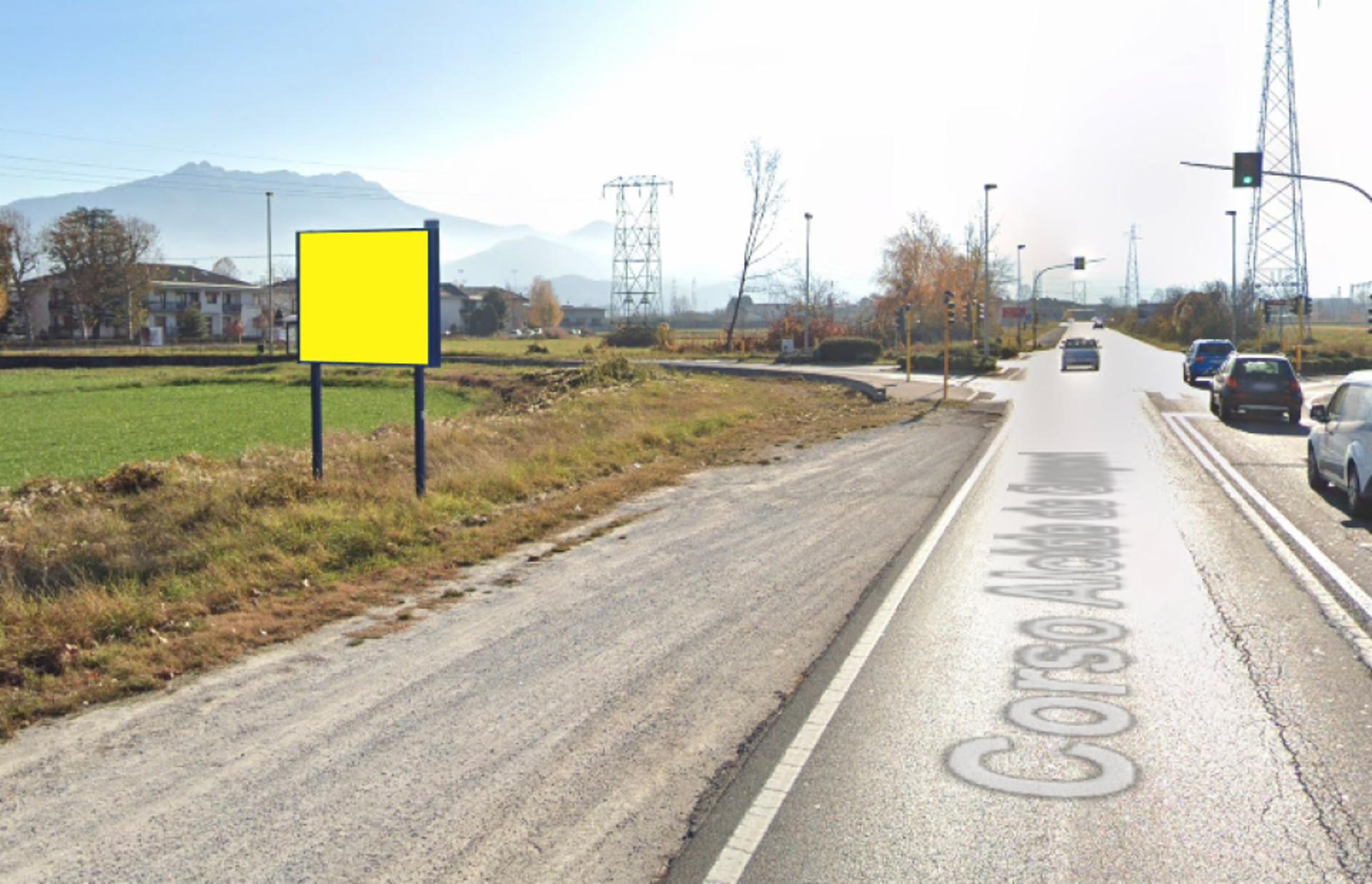 Impianto CARTELLONISTICA a Cuneo, in zona Da Valter e Fulvio