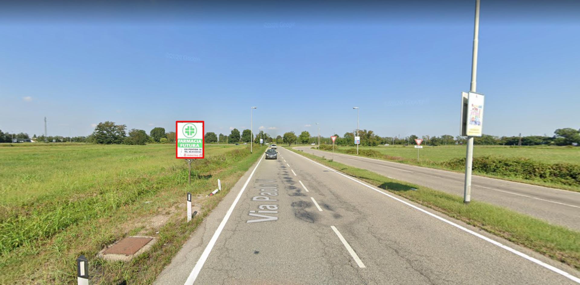 Impianto CARTELLONISTICA a Abbiategrasso, in zona CVG Gold