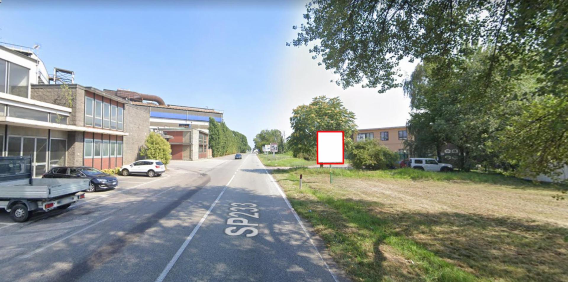 Impianto CARTELLONISTICA a Caronno Pertusella, in zona Chiesa parrocchiale di Santa Margherita Vergine e Martire