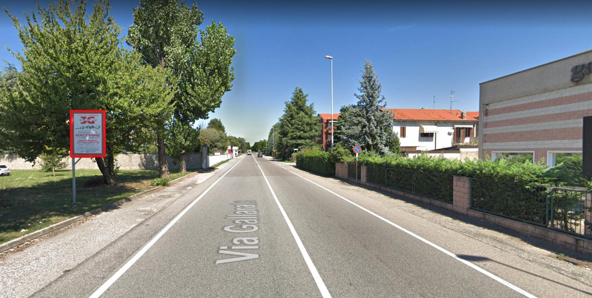 Impianto CARTELLONISTICA a Castano Primo, in zona Chiesa di San Zenone