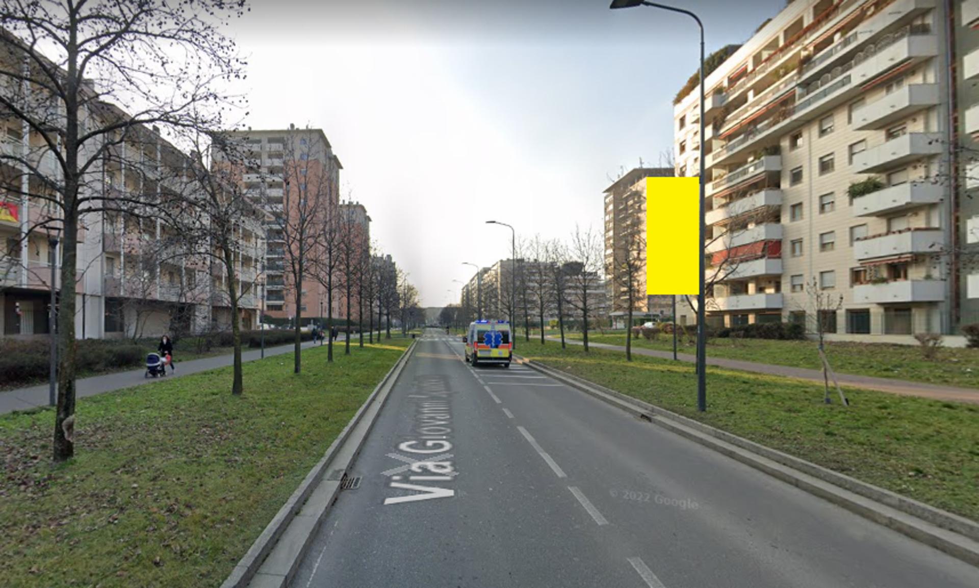 Impianto VERTICAL BANNER a Milano, in zona Porter House Milano