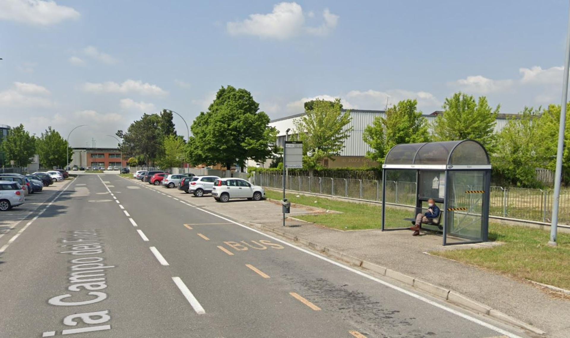 Impianto PENSILINA a Forlì, in zona Parco dell'Antica Pieve