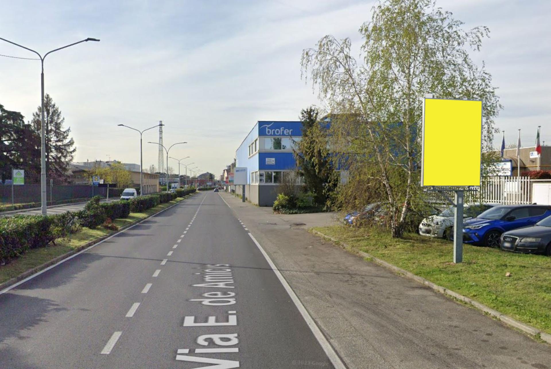 Impianto a Via De Amicis 19 mt. prima del civ. 59  Cinisello Balsamo