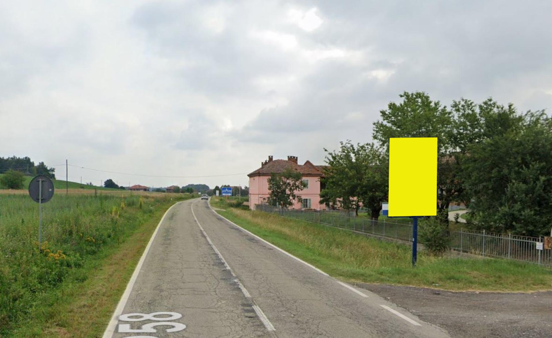 Impianto a SP 58 KM 10+357 SX  Asti