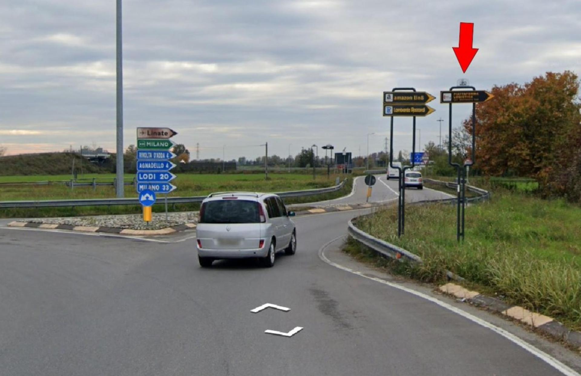 Impianto a S.P. 185 Km. 0+960/sx  Arzago d'Adda