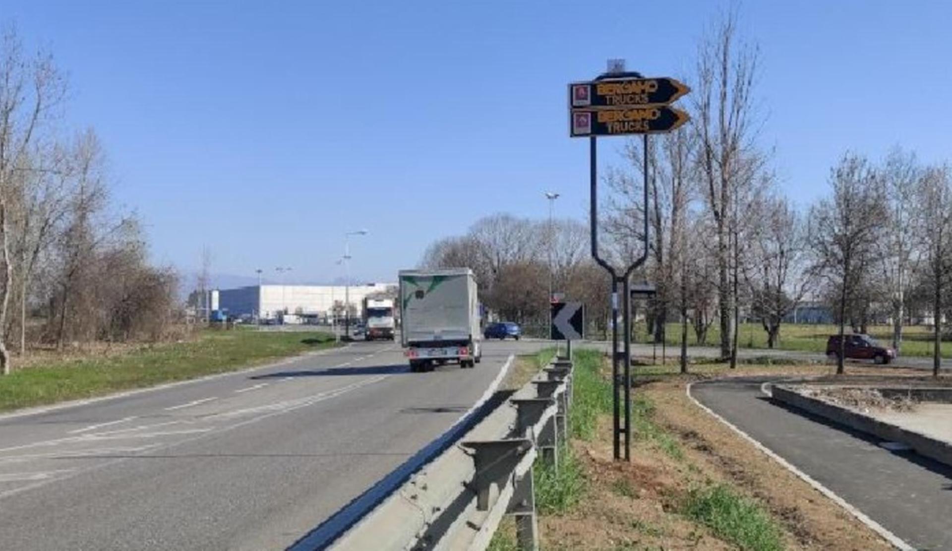 Impianto a S.P. 183 Km. 0+865/dx  Brembate