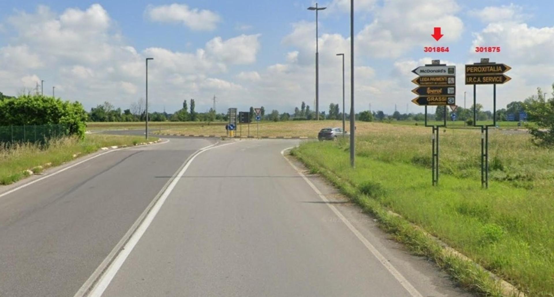 Impianto a S.P. 185 Km. 10+855/dx  Mozzanica