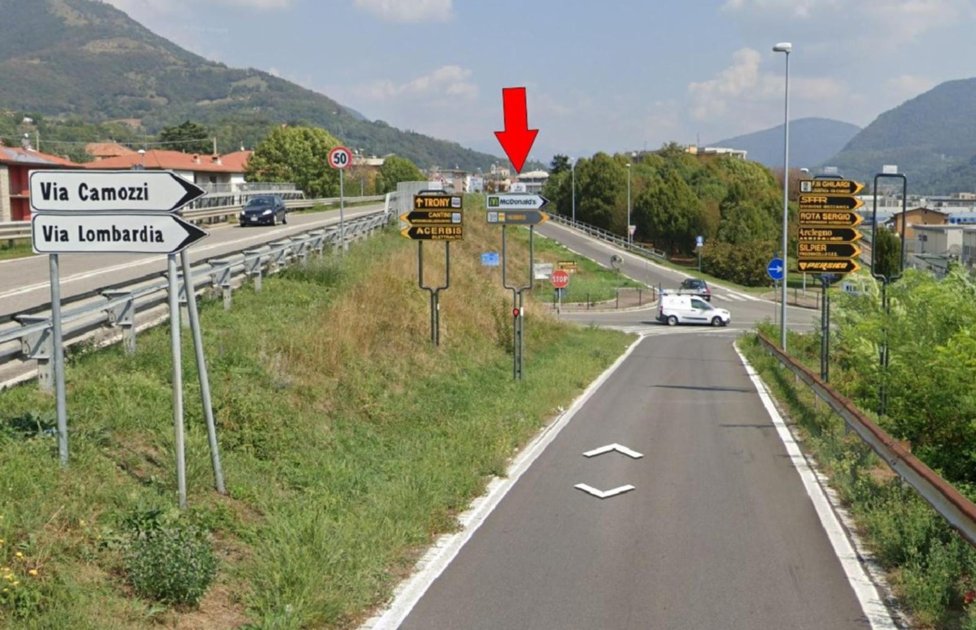 Impianto a S.P. 35 Km. 8+291/sx  Nembro