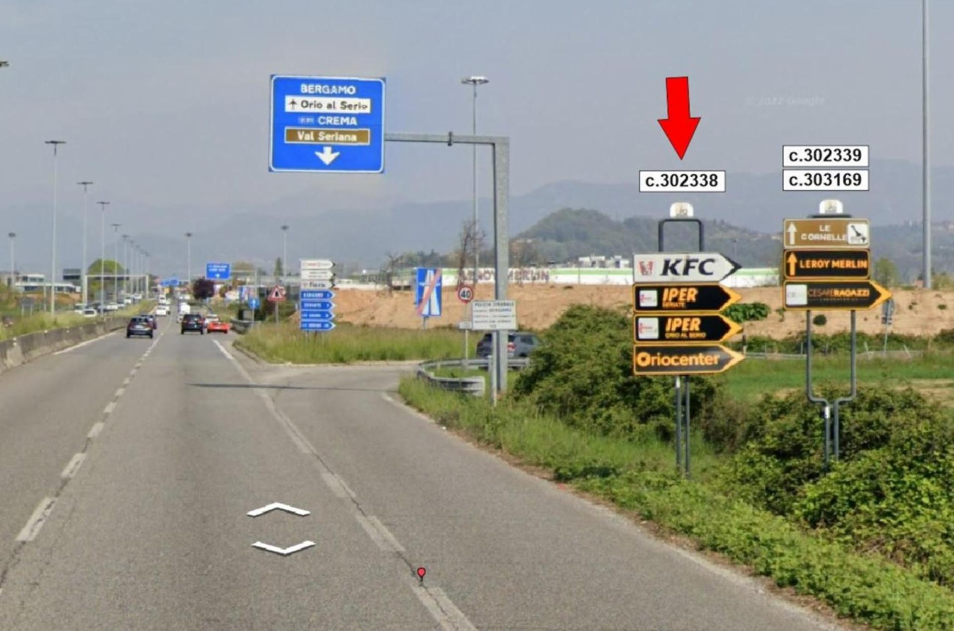 Impianto FRECCE / PREINSEGNE a Treviolo, in zona Hao Mai