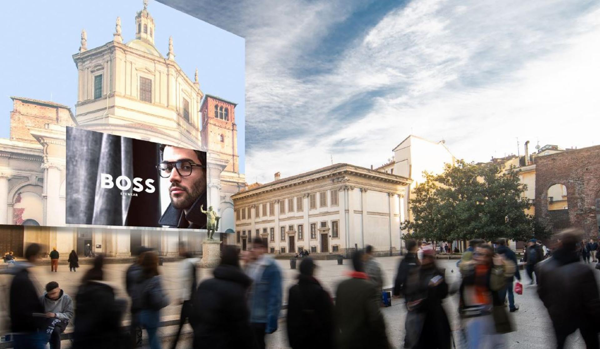 Impianto MAXI LED a Milano, in zona DIVèT