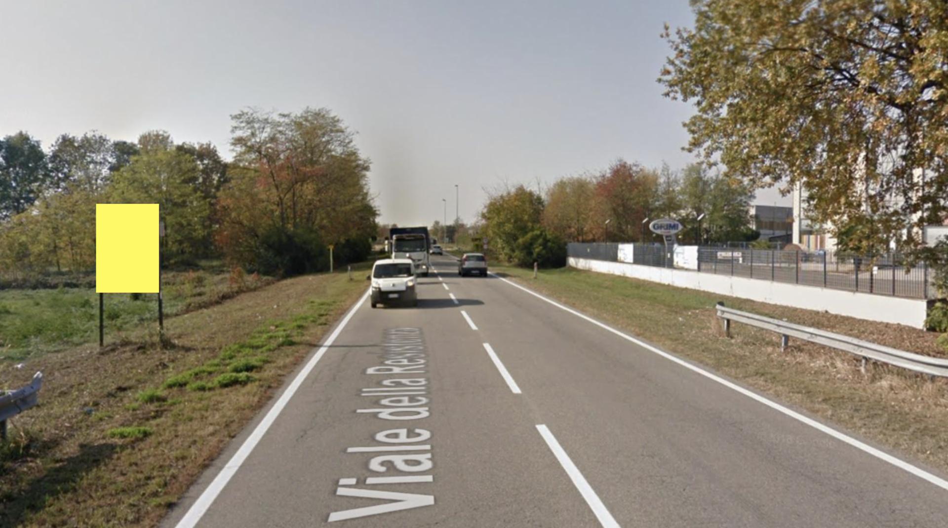 Impianto CARTELLONISTICA a Castano Primo, in zona Giardino dei bambini di strada