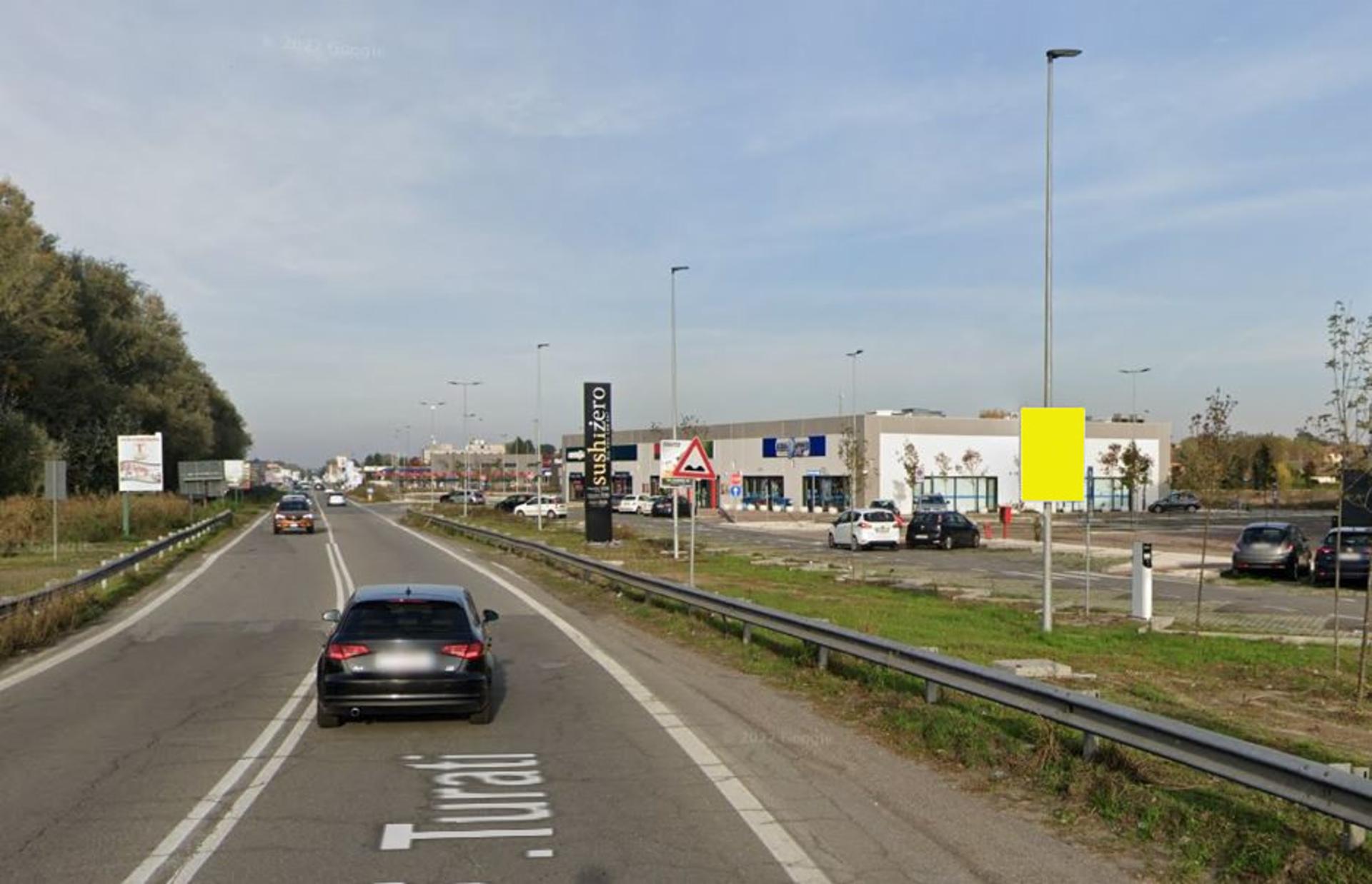 Impianto POLE MEDIA a San Martino Siccomario, in zona Sushi Zero