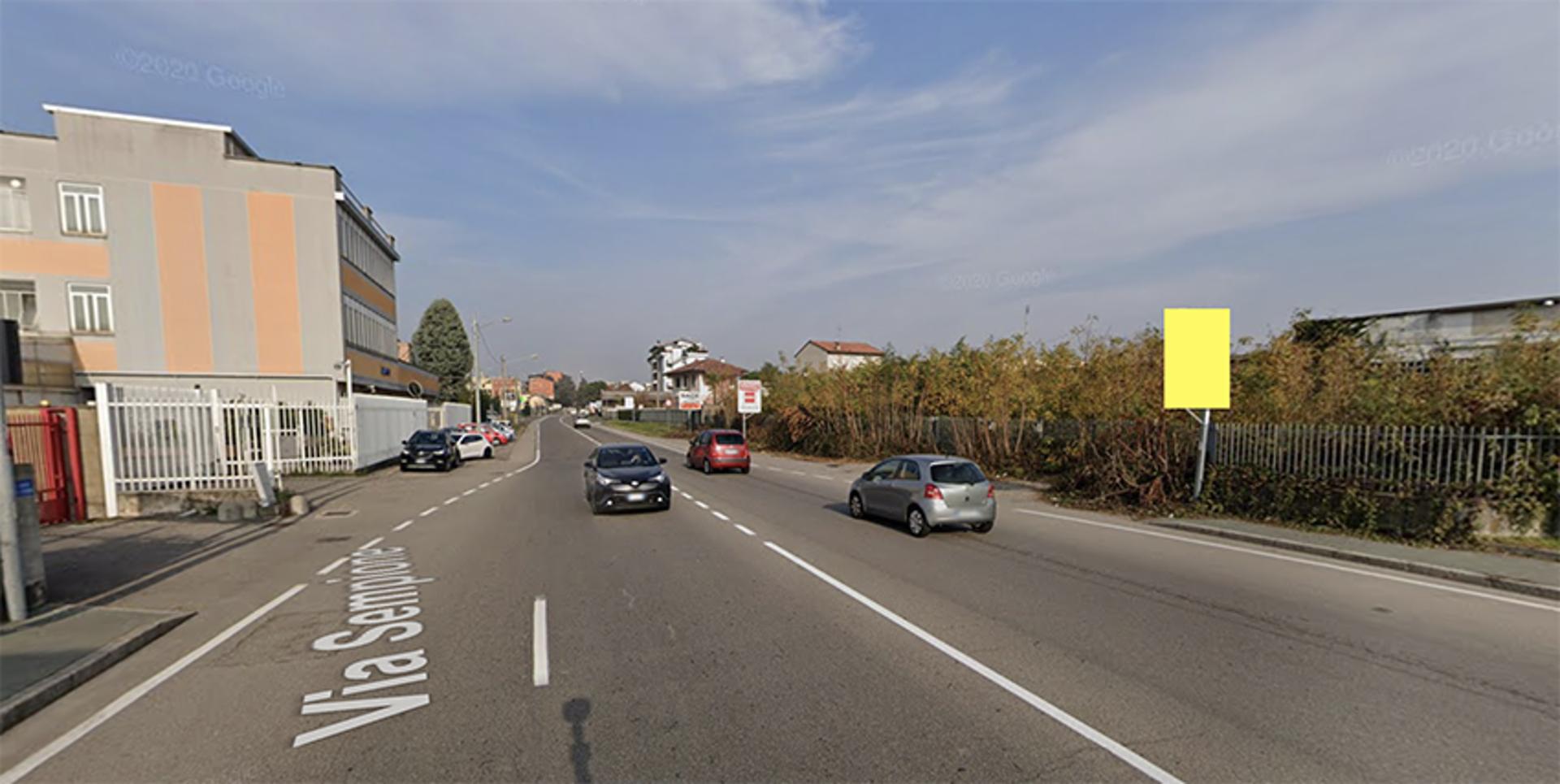Impianto CARTELLONISTICA a San Vittore Olona, in zona Lew Club