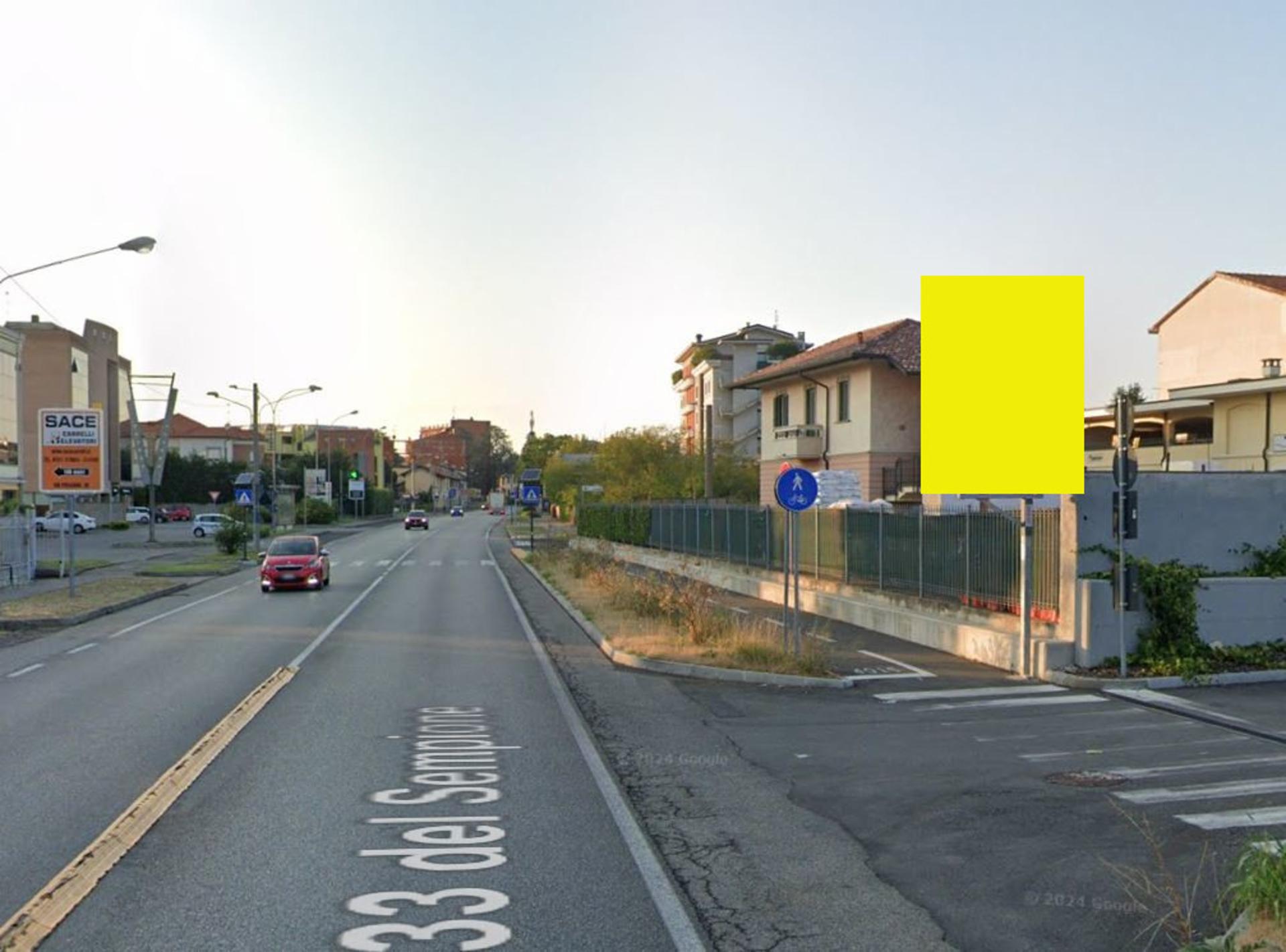 Impianto CARTELLONISTICA a San Vittore Olona, in zona Lew Club