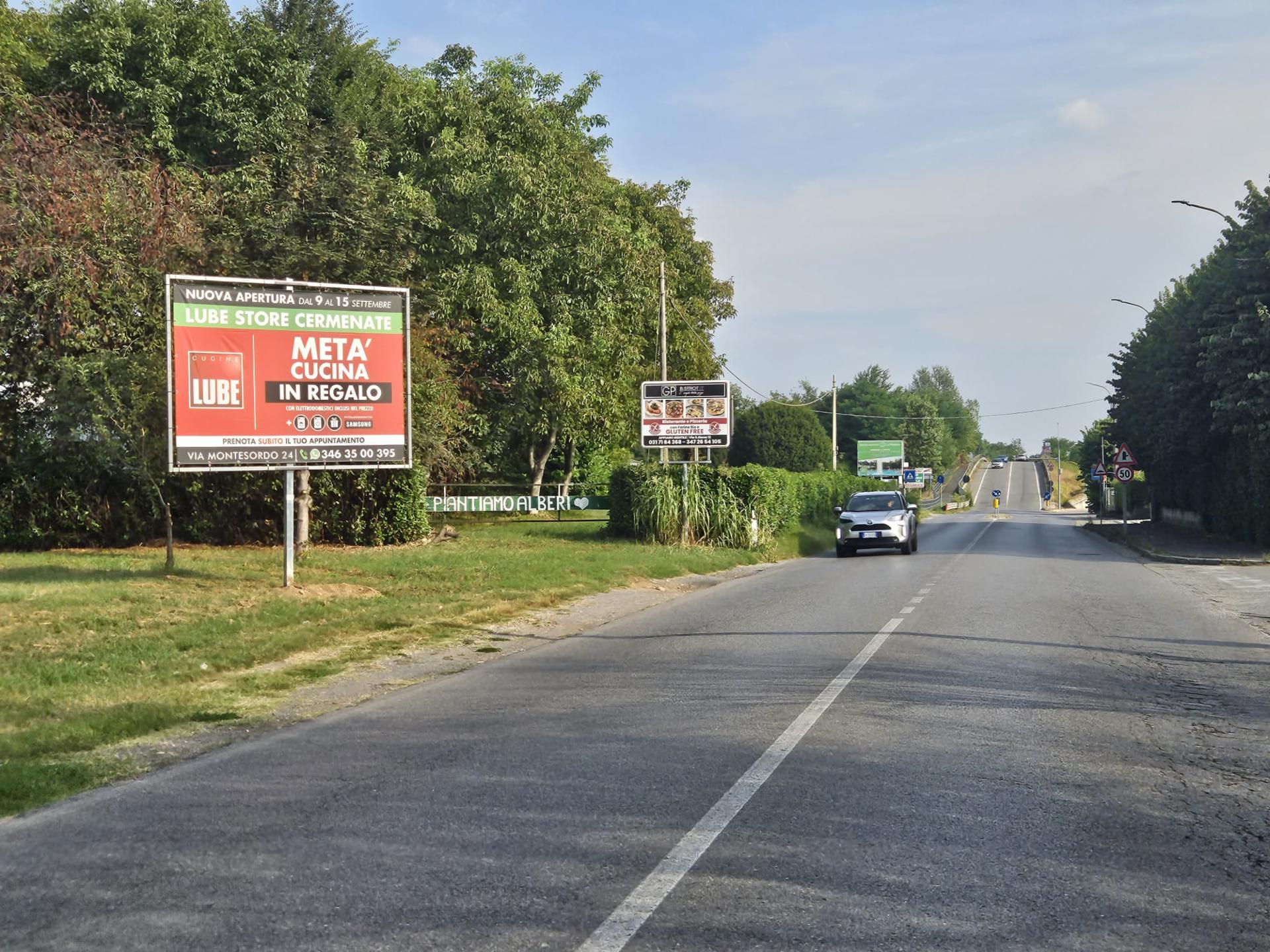 Impianto POSTER a Guanzate, in zona Via XXV Aprile - Via Isonzo (Guanzate)