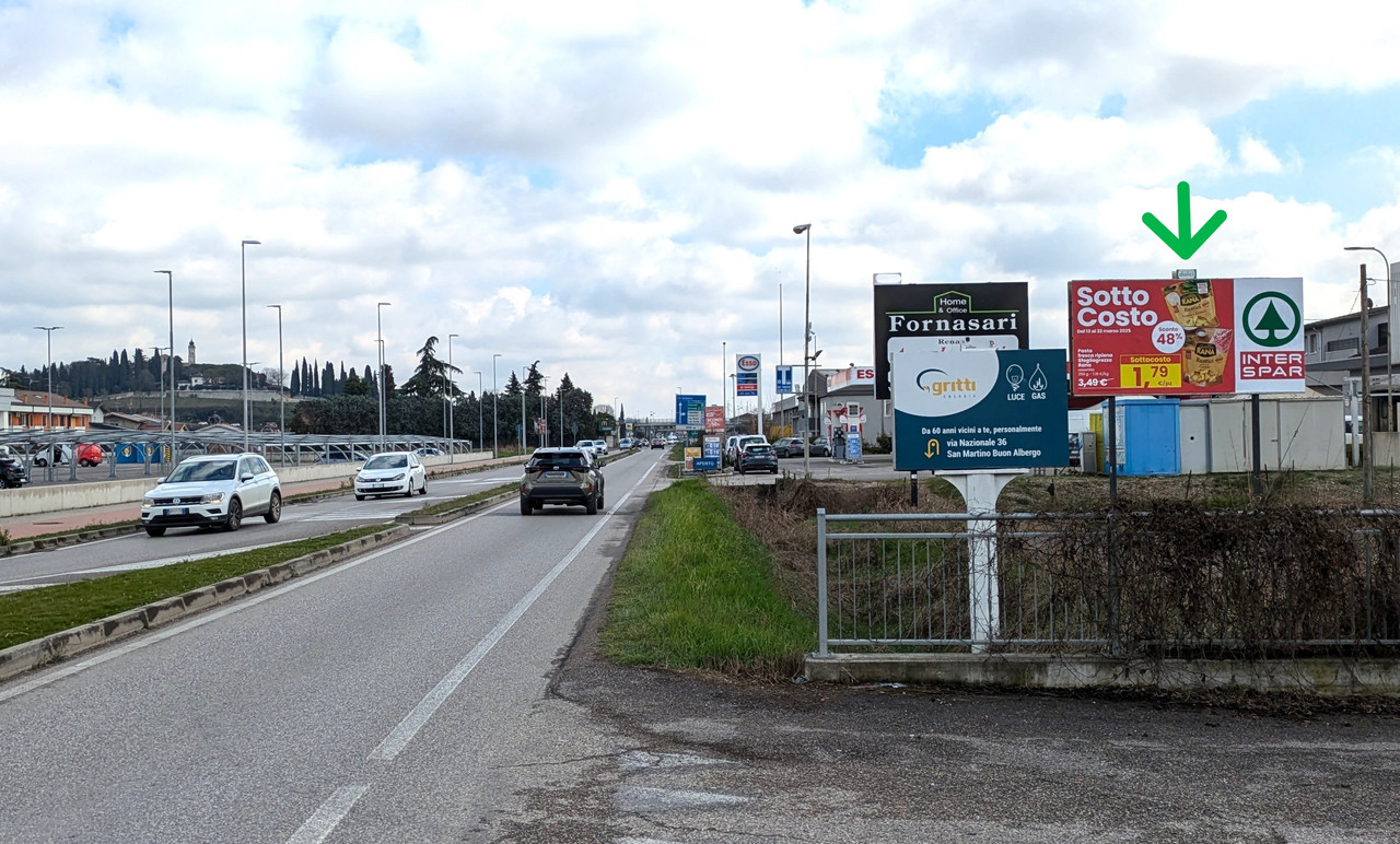 Impianto 6 X 3 a San Martino Buon Albergo, in zona Lidl