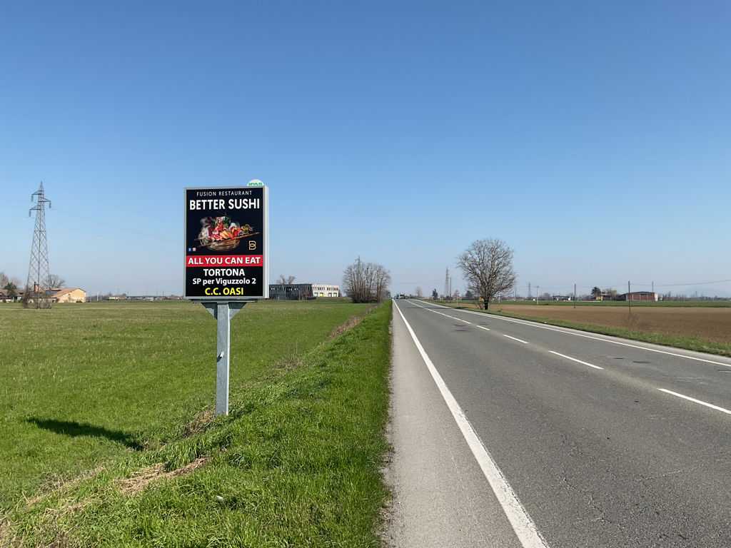 Impianto CARTELLONISTICA a Pontecurone