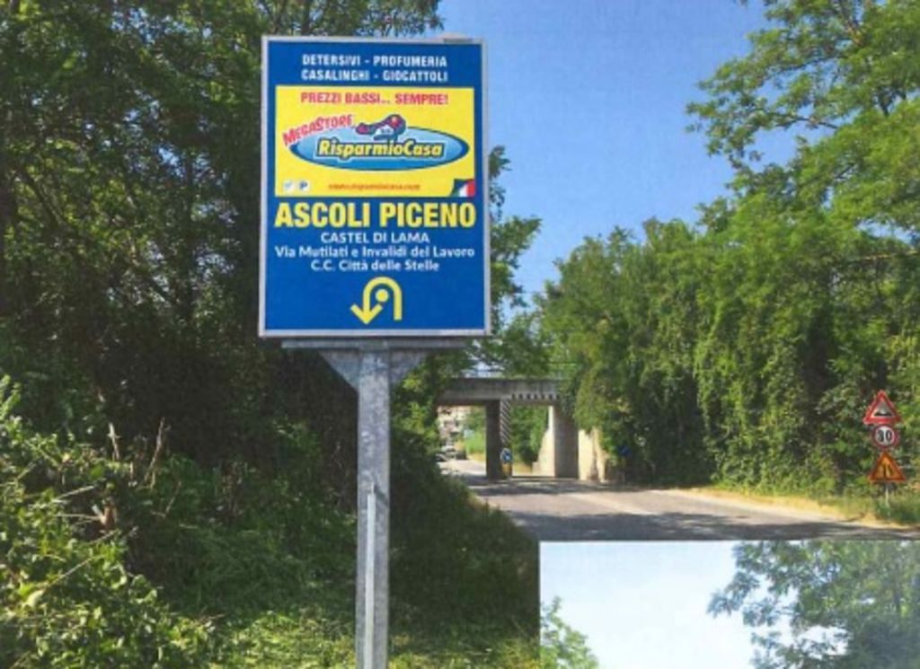 Impianto CARTELLONISTICA a Ascoli Piceno, in zona Non solo bollicine