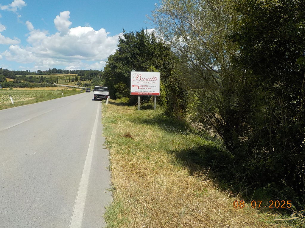 Impianto CARTELLONISTICA a Anghiari, in zona Sasso