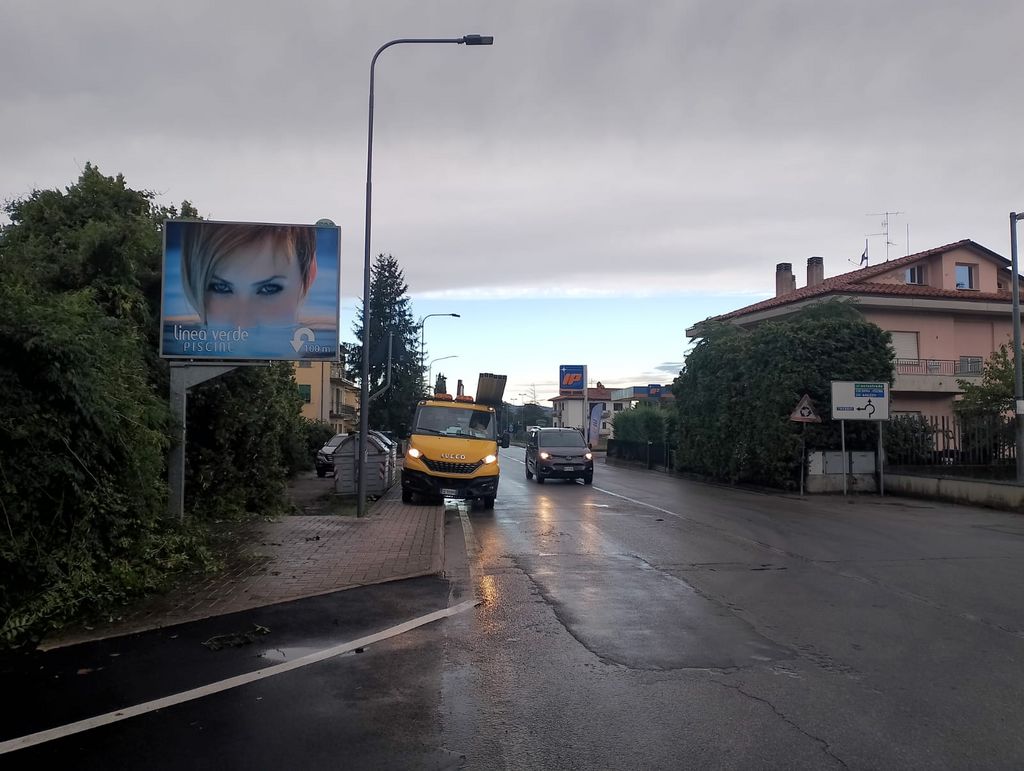 Impianto CARTELLONISTICA a Sansepolcro, in zona Penny Market