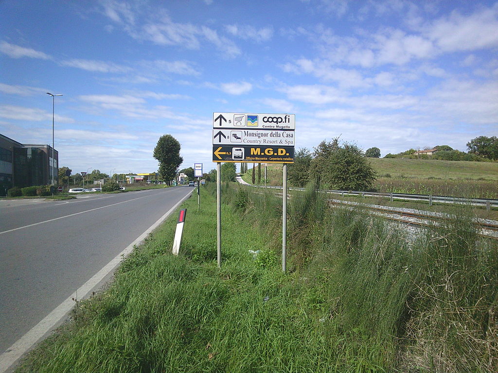 Impianto FRECCE / PREINSEGNE a Vicchio, in zona Eni
