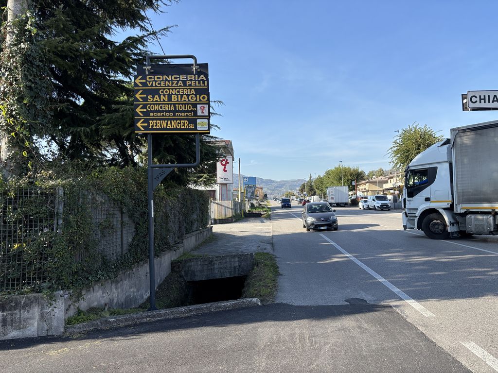 Impianto FRECCE / PREINSEGNE a Chiampo, in zona Snoopy