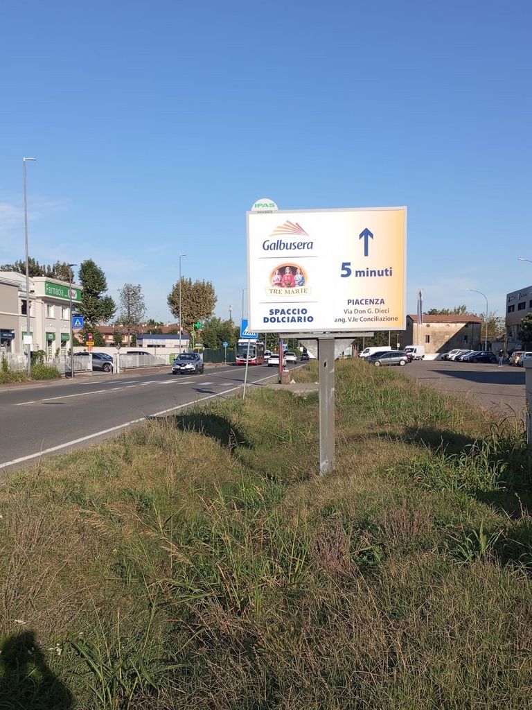 Impianto CARTELLONISTICA a Piacenza, in zona McDonald's