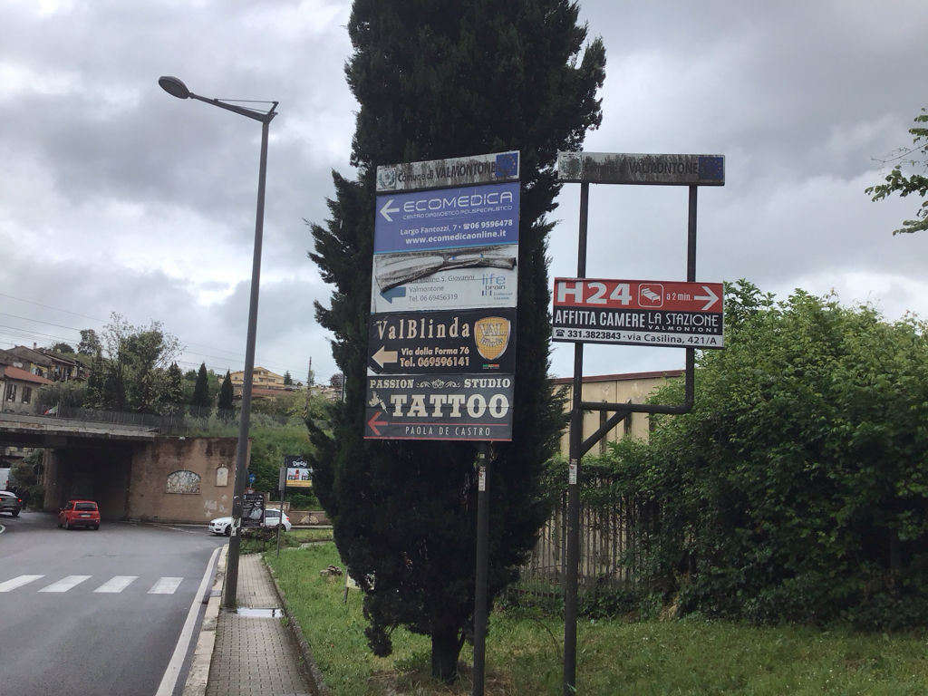 Impianto FRECCE / PREINSEGNE a Valmontone, in zona EsseCi