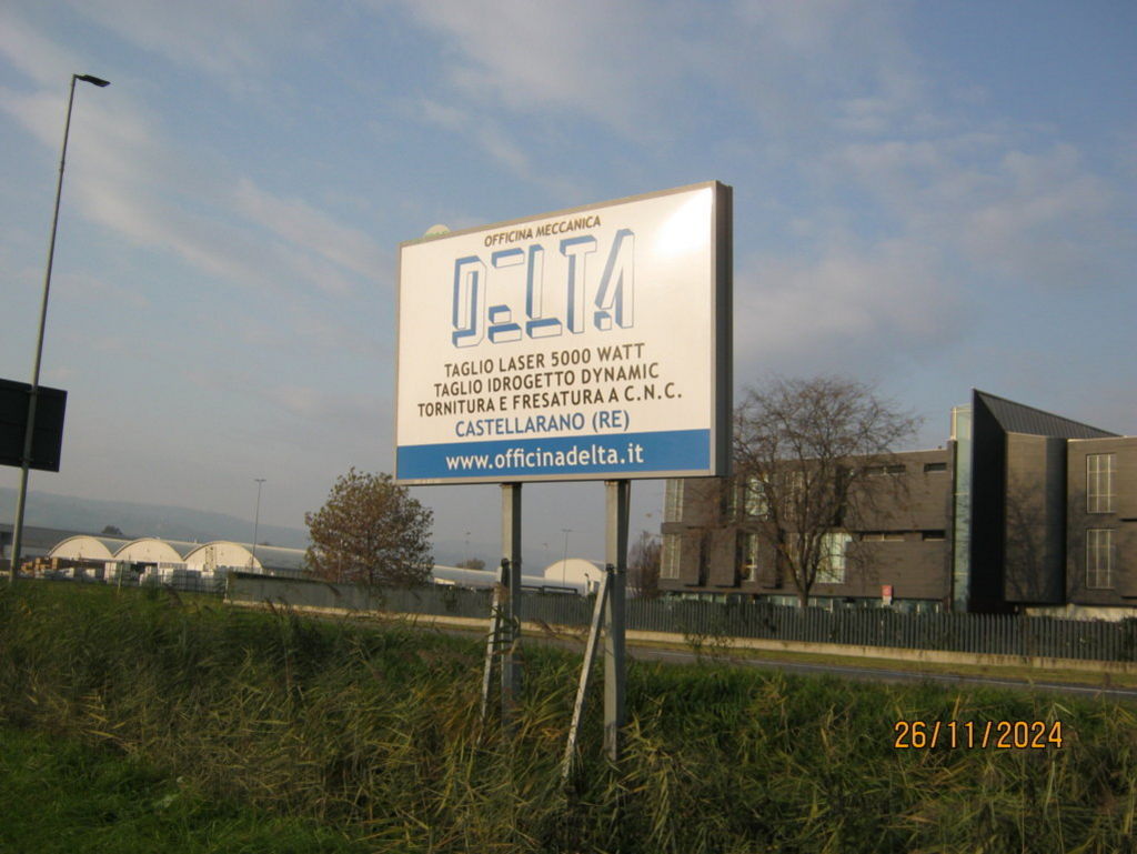 Impianto CARTELLONISTICA a Casalgrande