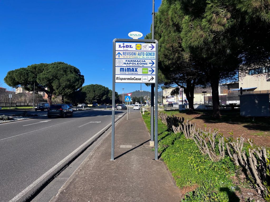 Impianto FRECCE / PREINSEGNE a Iglesias, in zona Chiosco sardo