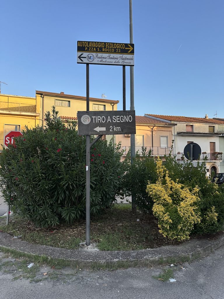 Impianto FRECCE / PREINSEGNE a Pontecorvo, in zona Concattedrale di San Bartolomeo
