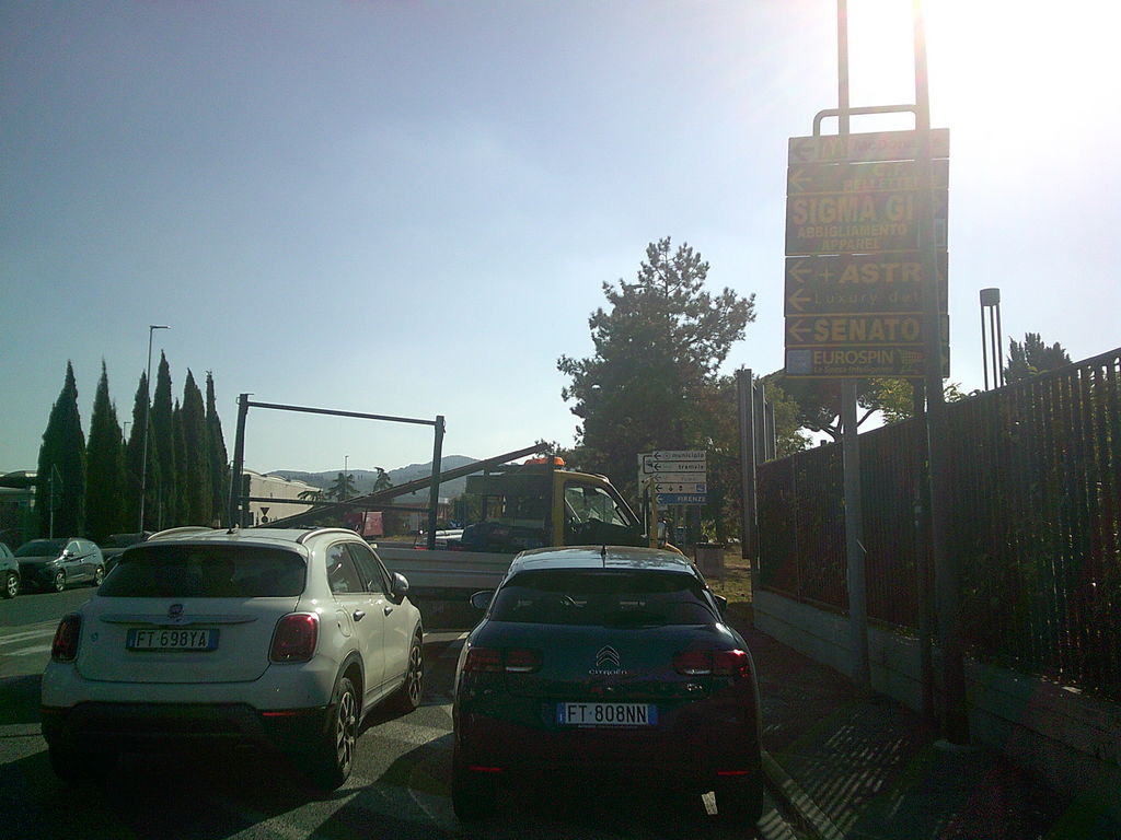 Impianto FRECCE / PREINSEGNE a Scandicci, in zona Nazioni Unite 2 Giugno