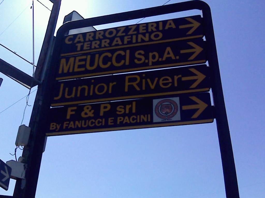 Impianto FRECCE / PREINSEGNE a Empoli, in zona Eni