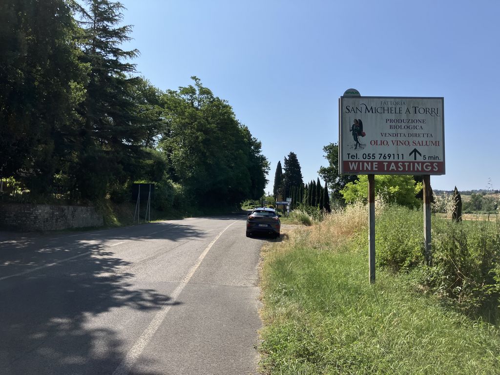 Impianto CARTELLONISTICA a Scandicci, in zona Empolese Borro di Ritortolo
