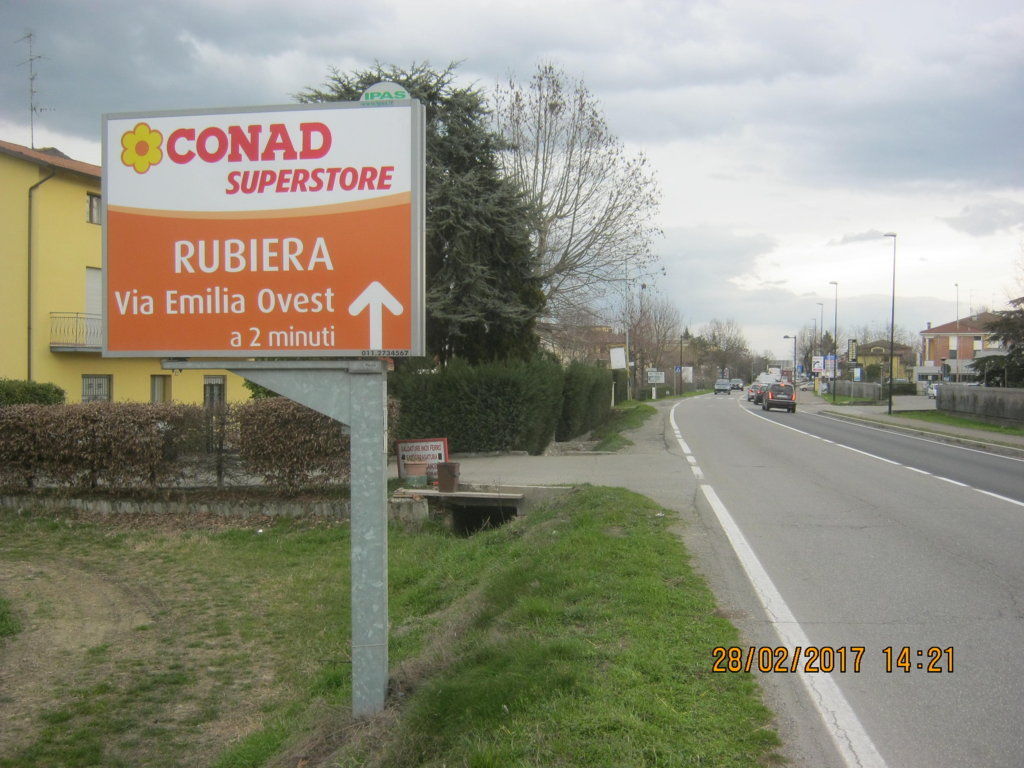 Impianto CARTELLONISTICA a Reggio nell'Emilia, in zona Eni