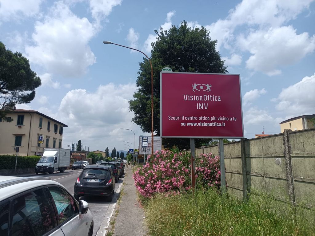 Impianto CARTELLONISTICA a Scandicci, in zona Scuola elementare A. Pettini