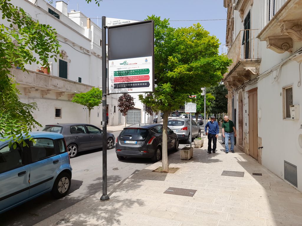 Impianto PALINA a Martina Franca, in zona Pizzaria Posillipo