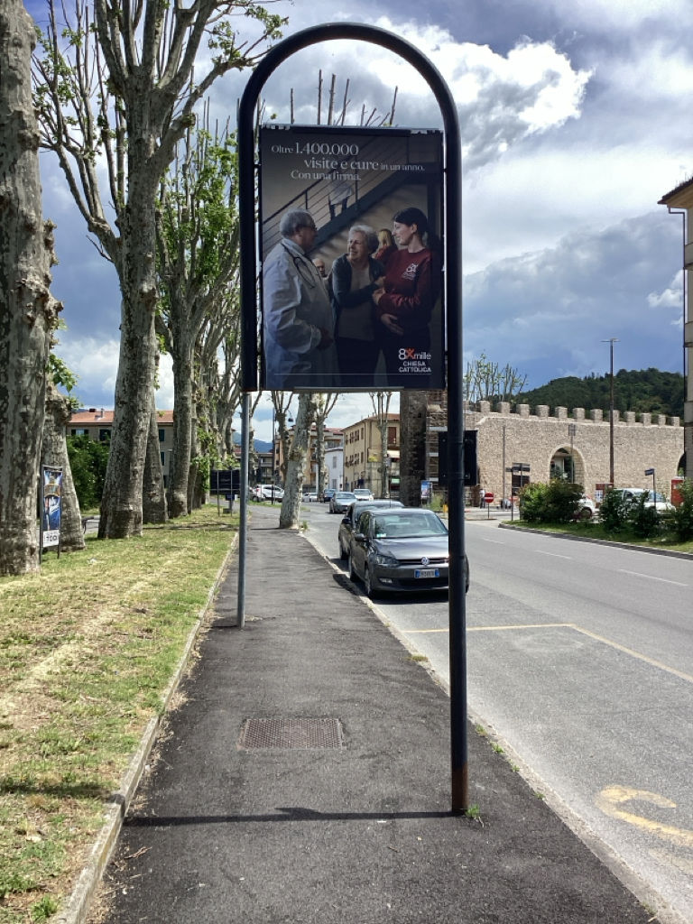 Impianto PALINA a Rieti, in zona Gelateria Pizzeria Giacomelli