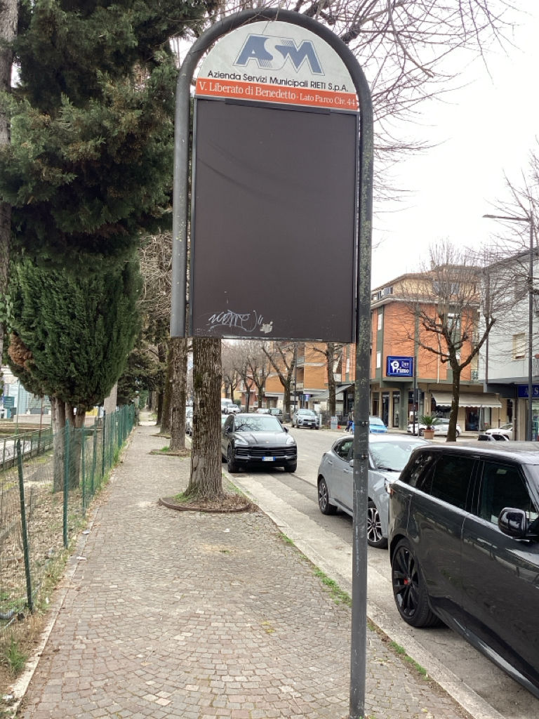 Impianto PALINA a Rieti, in zona Tigre Amico