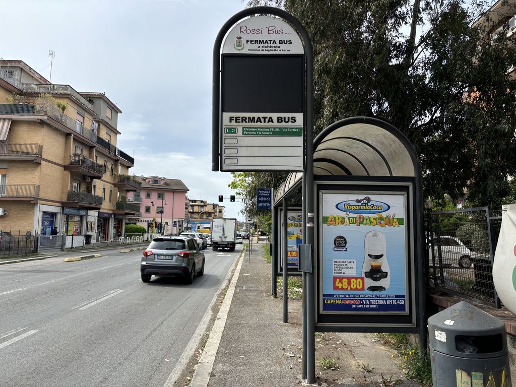 Impianto PENSILINA a Monterotondo, in zona Unieuro
