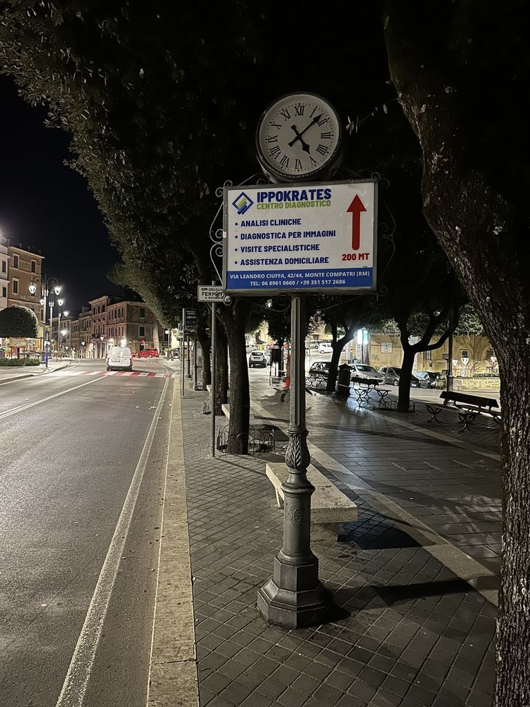 Impianto OROLOGIO a Monte Compatri, in zona Santa Maria Assunta in Cielo