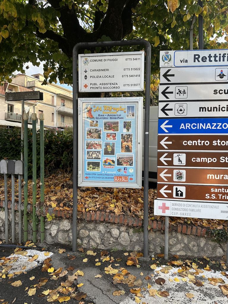 Impianto TABELLA a Fiuggi, in zona Universo