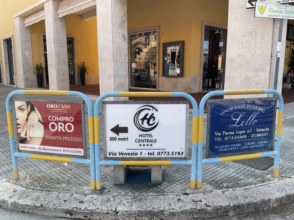 Impianto TRANSENNA a Sabaudia, in zona Gelateria Caffè Danilo