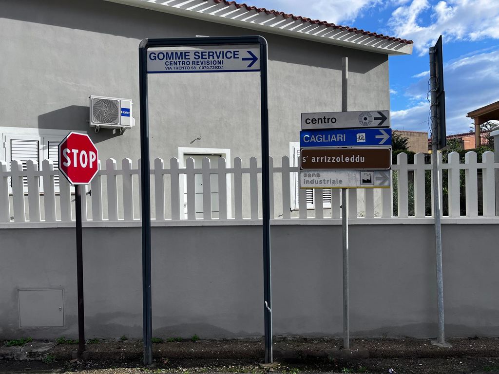 Impianto FRECCE / PREINSEGNE a Capoterra, in zona Piazza Concia