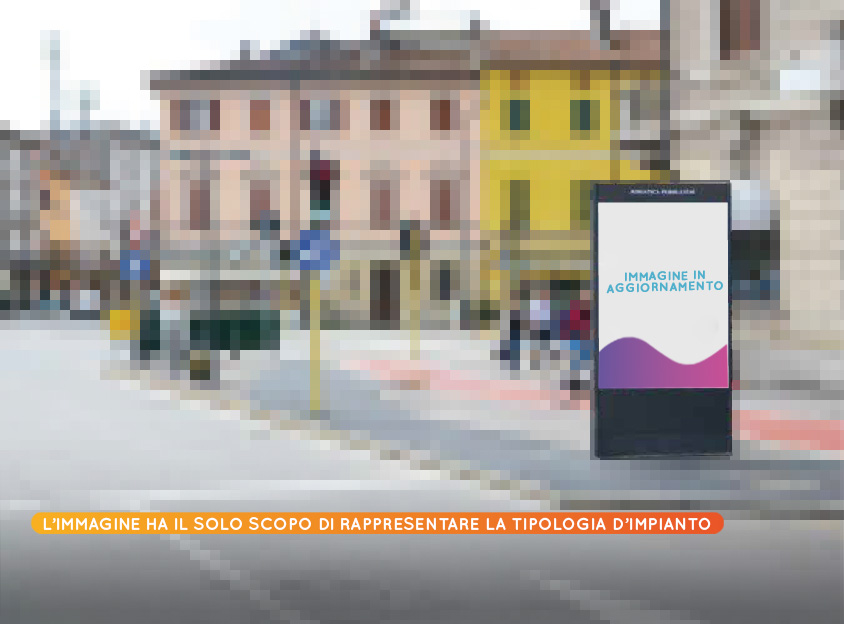 Impianto TOTEM a Udine, in zona Bar dell'Ospedale