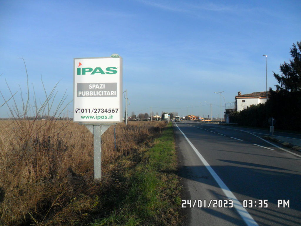 Impianto CARTELLONISTICA a Castelvetro Piacentino, in zona Eni