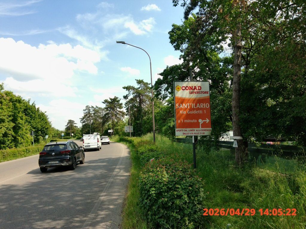 Impianto CARTELLONISTICA a Sant'Ilario d'Enza, in zona Bier Keller