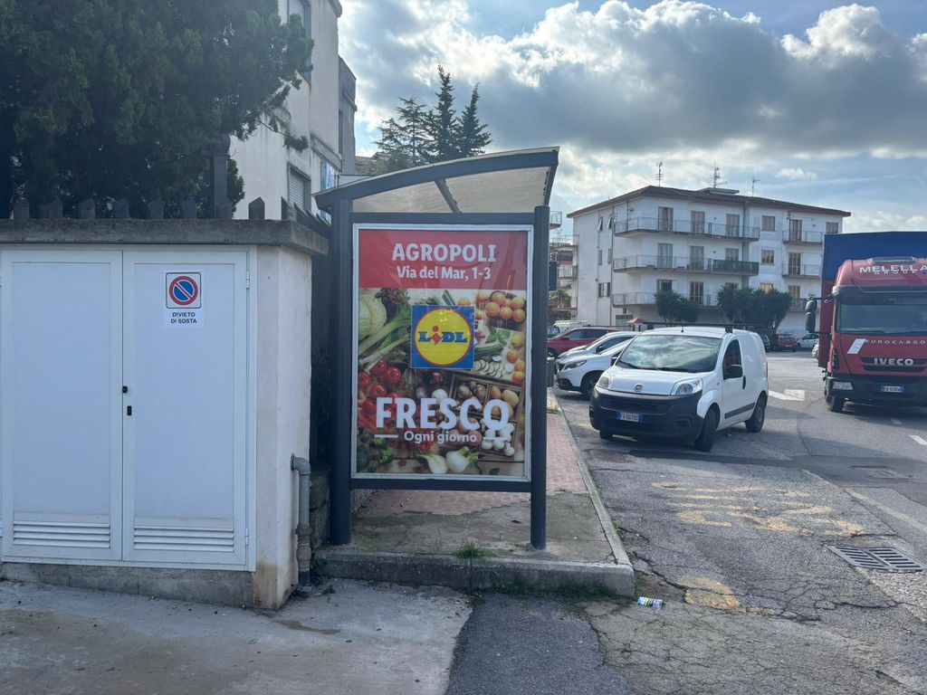 Impianto PENSILINA a Agropoli, in zona BCC Aquara
